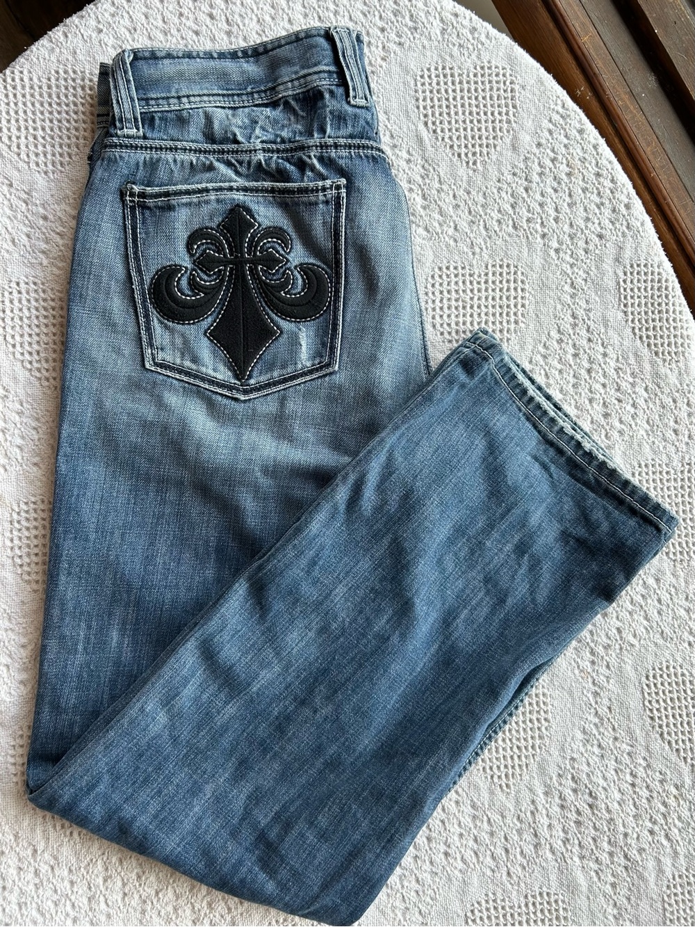 Affliction Denim Distressed Killer Jeans 34/34